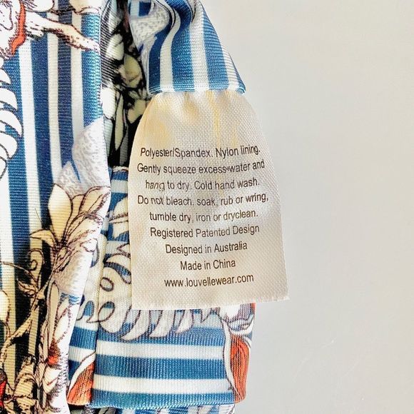 Set! Zara Chenille Braided Turban Style Headband & Blue & White Striped Headband - Picture 9 of 11